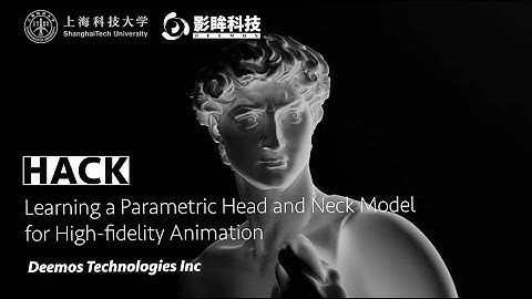 [Deemos Research] HACK on SIGGRAPH 2023