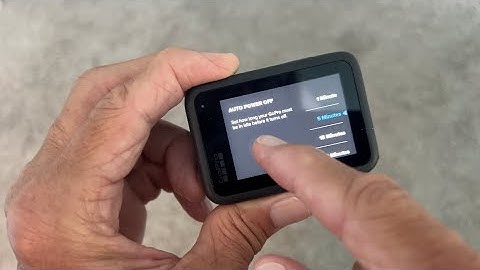 How to set the Auto Power Off on GoPro Hero 13 Black