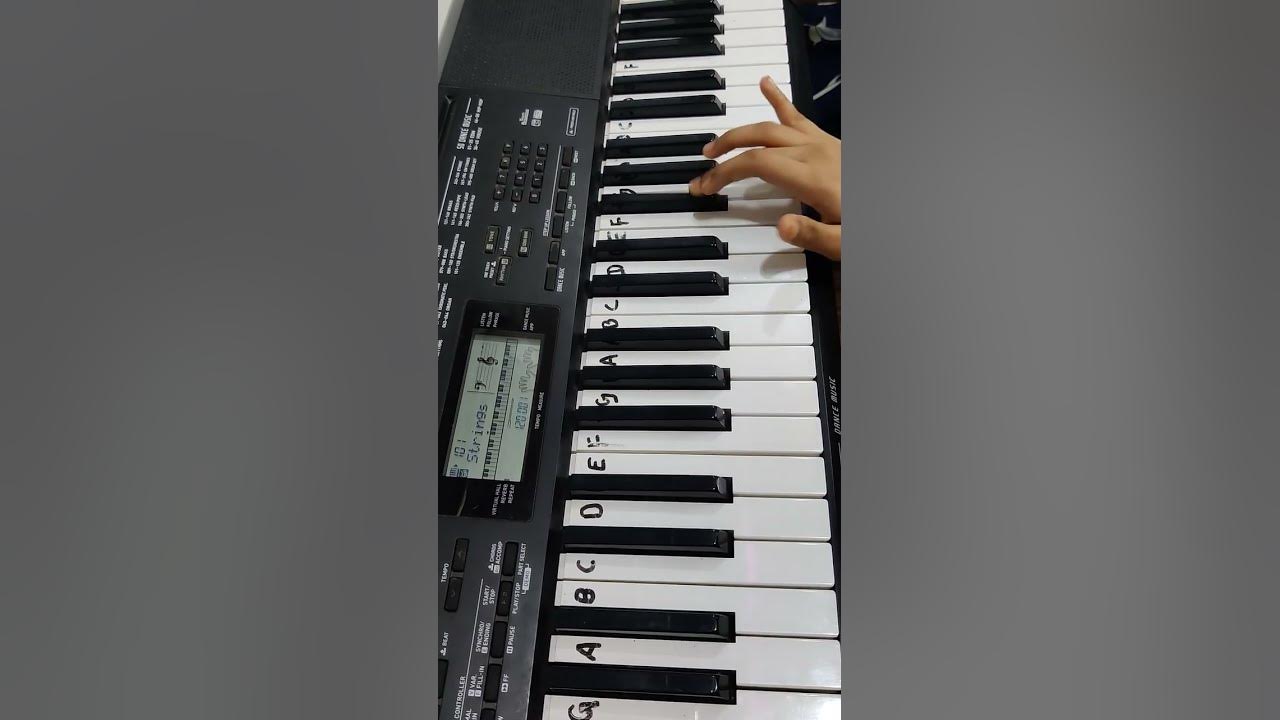 Oh Sita Hey Rama on keyboard/ by Manu#shorts