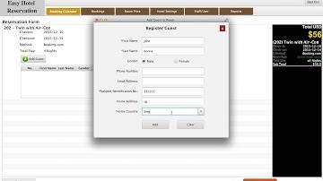 JavaFX - Hotel Reservation Desktop Application