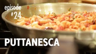 Puttanesca Recipe, Penne, Spaghetti, Pasta - How to Make the Authentic Classic Italian Dish