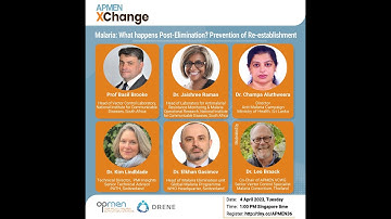 Malaria: What happens Post-Elimination? Prevention of Re-establishment | APMENxChange