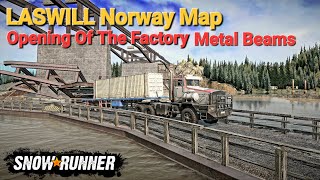 SnowRunner: LASWILL Norway Map Contracts Opening Of The Factory Metal Beams