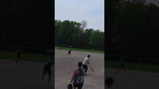 #12 turns the double play! #slowpitch #softball #baseball #doubleplay