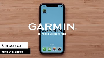 Garmin Support | Fusion® Marine Stereos | Updating via Wi-Fi®