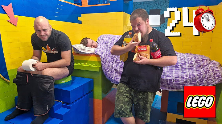 24 Sata u Dvorcu od LEGO KOCKICA !!