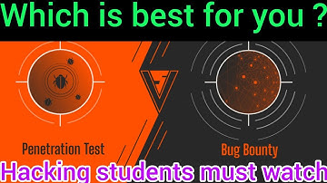 {HINDI}Pentesting vs. Bug Bounty🤨🧐 | Which is best for you😍😍???