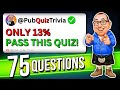 75 General Knowledge Quiz Questions | SUPER TOUGH Trivia Challenge! Mp3 Song