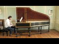 Handelbabell prelude and the overture of rinaldo played on a hass triple manual harpsichord copy