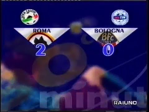 2000-01 (1a - 01-10-2000) Roma-Bologna 2-0 [Totti,Aut.M.Castellini] Servizio 90°Minuto Rai1