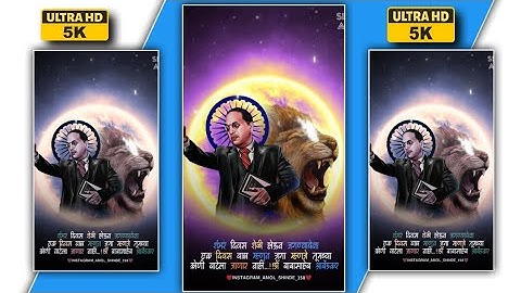 Dr Babasaheb Ambedkar WhatsApp Status 2022 Jay Bhim Status Creation