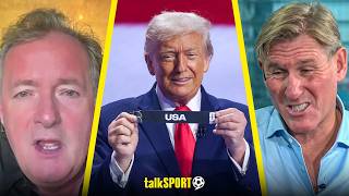 "EMBARRASSING" Piers Morgan & Simon Jordan in LIVELY DEBATE over Donald Trump's World Cup Final Plan