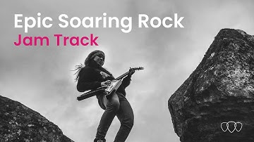 Epic Soaring Rock in D | Guitar Jam Track