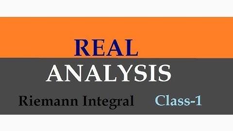 Riemann Integral - Concept of Upper and Lower Riemann Sum in hindi