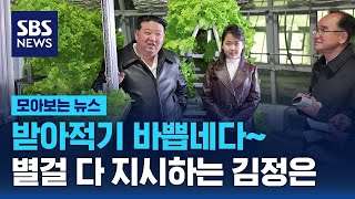 받아적기 바쁩네다~…별걸 다 지시하는 김정은 / SBS / 모아보는 뉴스