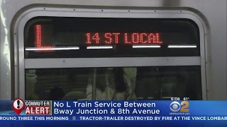 L Train Service Shut Down For The Weekend