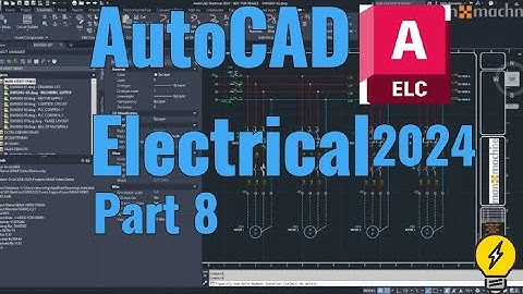 "AutoCAD Electrical Part 8: how to use fan in line wire & cable marker
