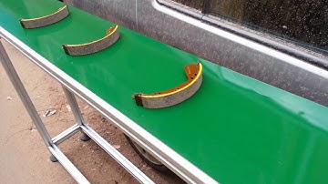 Orange Conveyor Systems - 90Deg Transfer Belt Conveyors