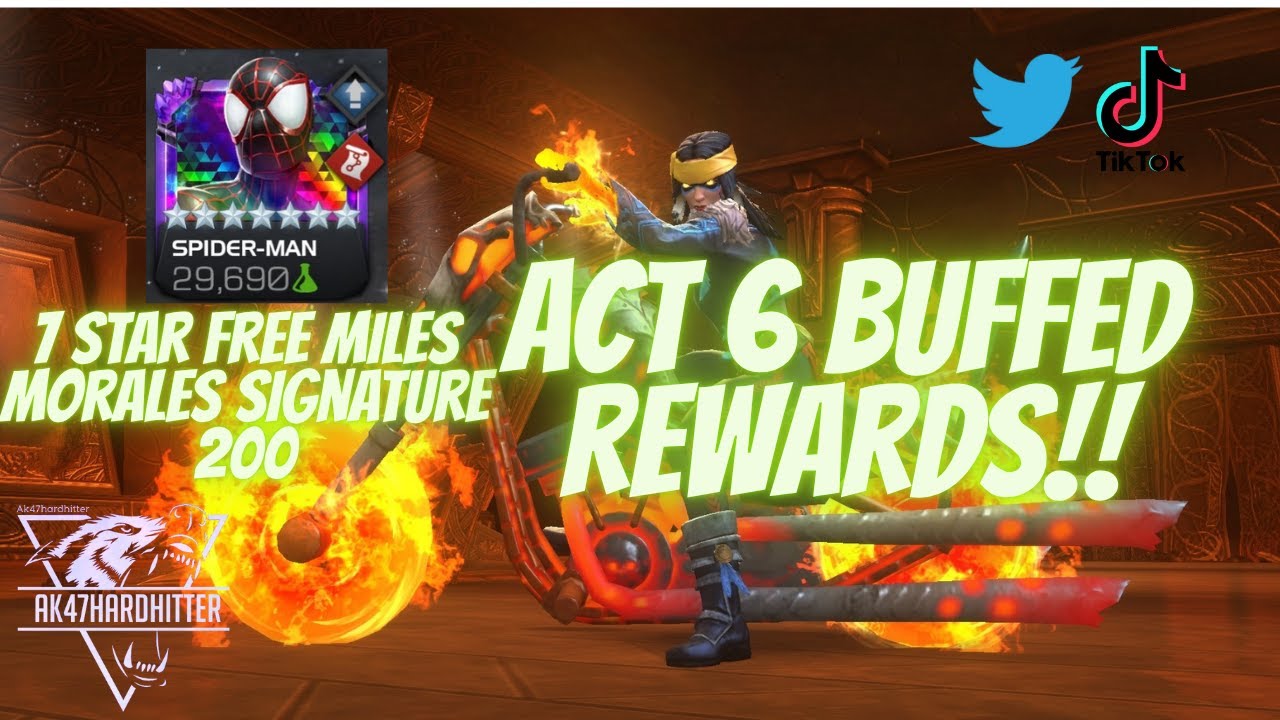 Act 6 100% Buffed Rewards - Miles Morales 7 Star - New Event Quest