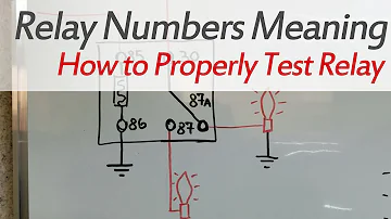 4 5 Pin Relay Numbers Meaning And How To Properly Test Relay 