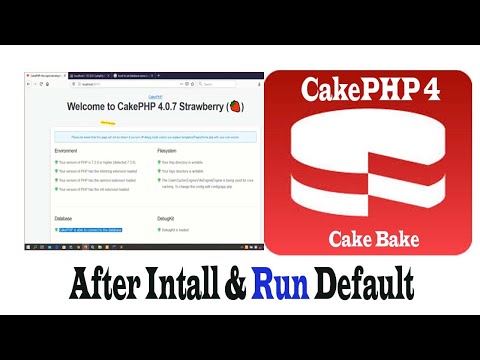 Cakephp4 Installation Part-02 | Cakephp By Composer | Database Connection Setting
