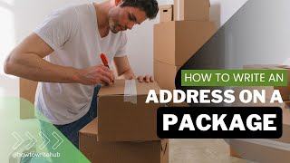 How to write an address on a package