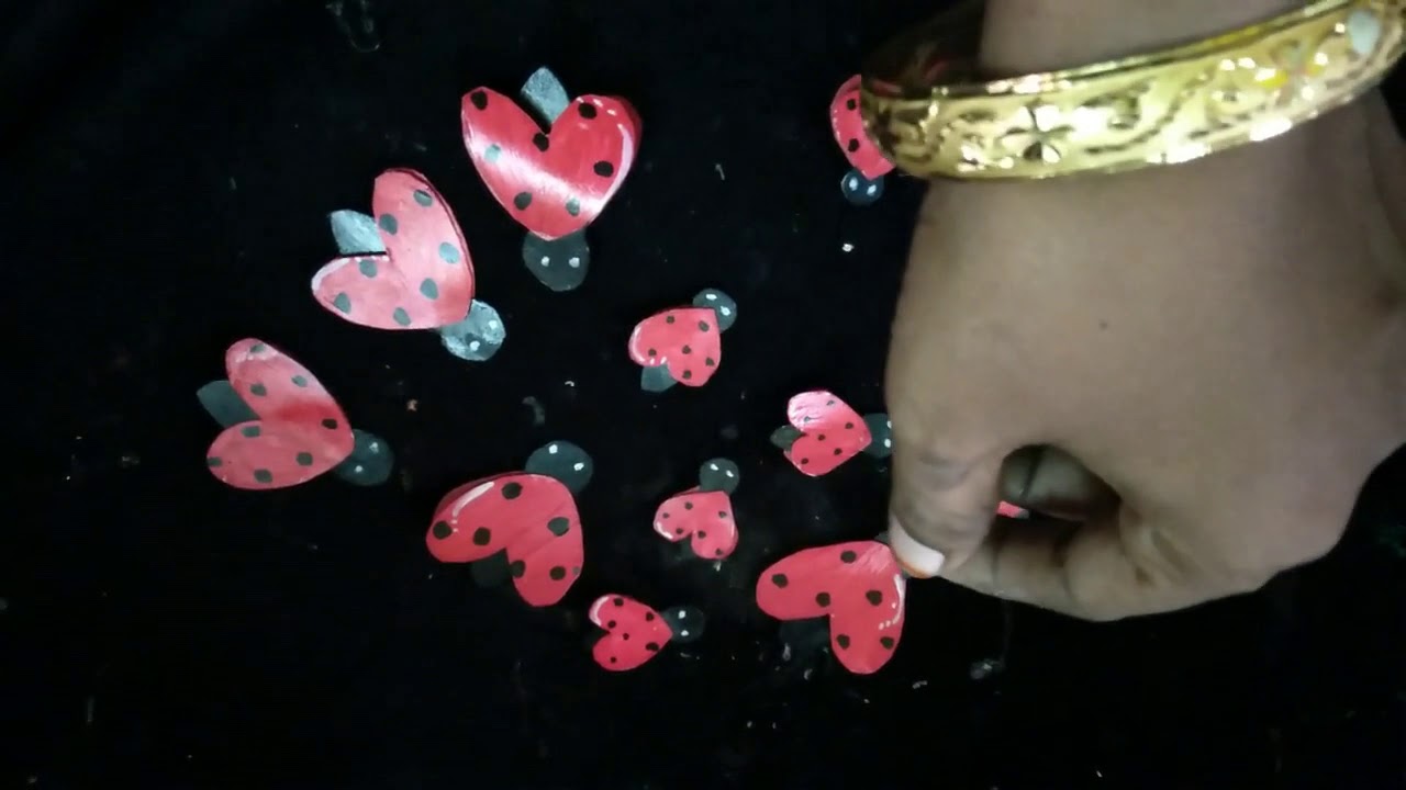 Lady bug Wall hanging - kids crafts || Wall Decor || Caveman Studios