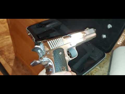 Double Barrel 45 Caliber Pistol: Prismatic