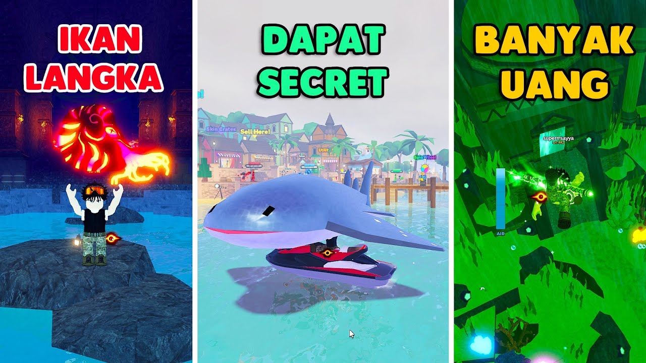 LOKASI MANCING TERBAIK UNTUK CARI IKAN SECRET DAN GRINDING UANG DI FISH IT