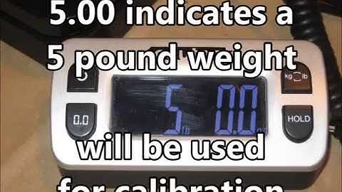 Calibrating Accuteck postal scale SHORT VERSION, No Sound, The Truth,  calibration, calibrating