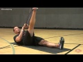 Stretching Hamstrings -Hamstring Stretch with Bands
