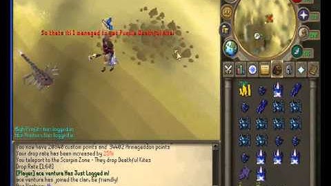 Armageddon RSPS - Loot From 100 : Scorpia!