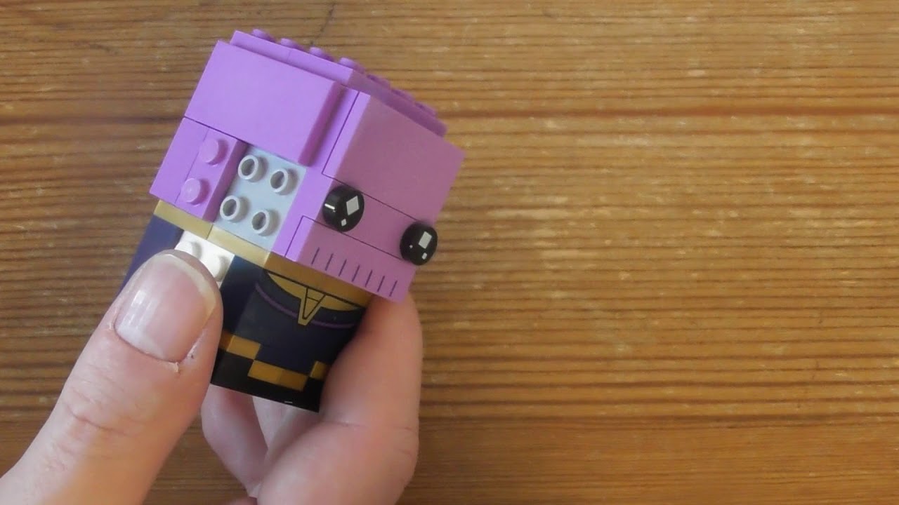 Building Lego Brick Headz Thanos Set 41605