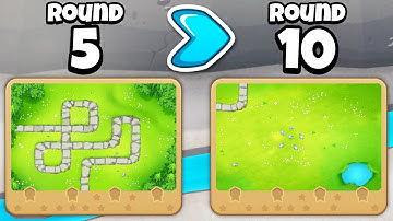 New RANDOM Map Every 5 Rounds in Bloons TD 6!