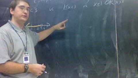 Honors Algebra 1 - Video 3.1 - Introducing Compound Inequalities