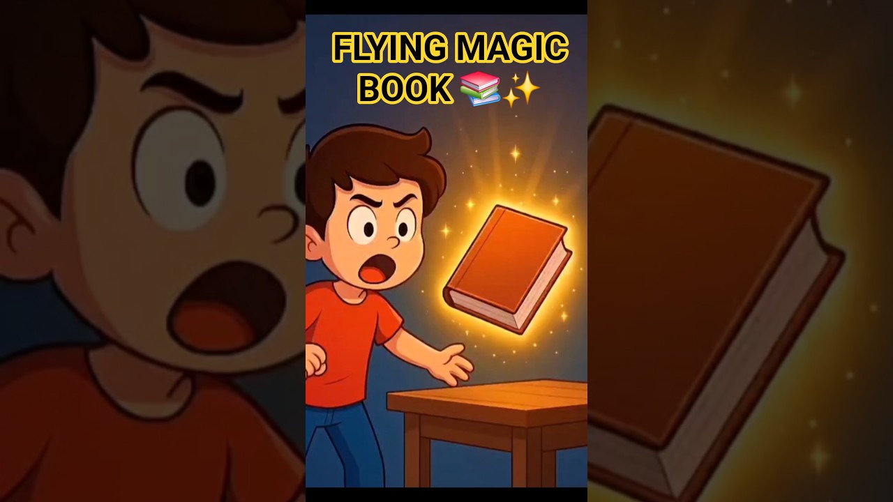 FLYING MAGIC BOOK 📚✨| Fun Kids Story | Adventure and Moral | 