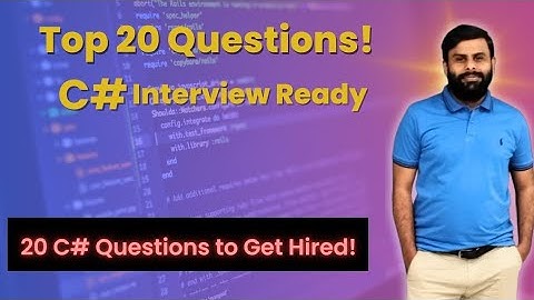 Top C# Interview Questions & Answers