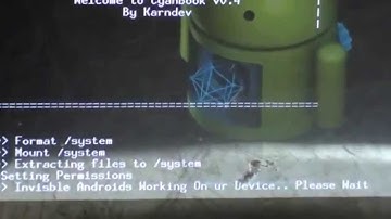 Installing CyanogenMod 9 (Cyanbook) Custom ROM on Micromax Funbook