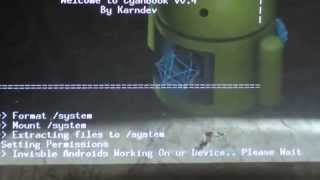 Installing CyanogenMod 9 (Cyanbook) Custom ROM on Micromax Funbook