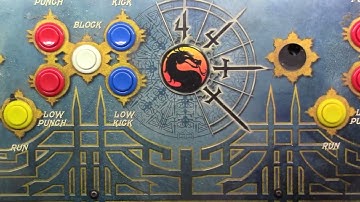 Mortal Kombat Dedicated MK4 Multi MK Arcade Machine Project (Part 6) - The Control Panel