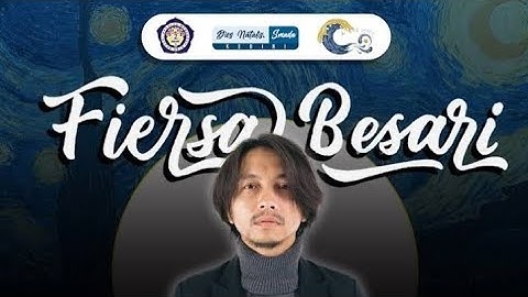 RUNTUH - Fiersa Besari di Dies Natalis SMA Negeri 2 Kediri 2023