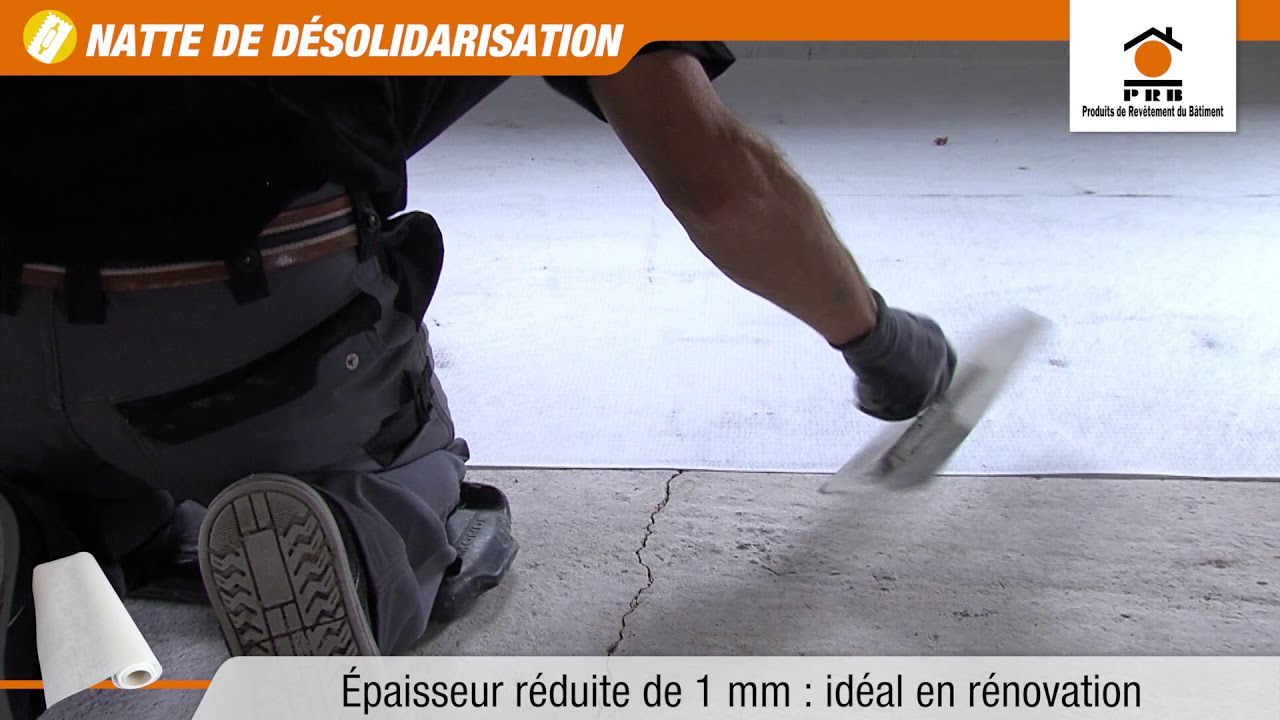 Natte de désolidarisation pour pose de carrelage