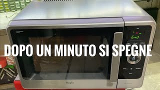 Forno microonde Whirlpool JQ280 riparazione - YouTube