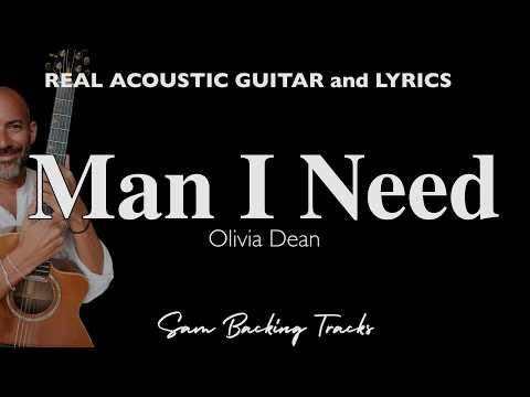 Man I Need - Olivia Dean (Acoustic Karaoke | Original Key)