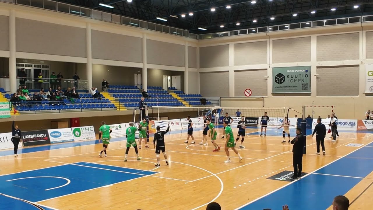 Cyprus Volleyball League. Pafiakos - Omonia. (Set 1).