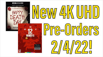 New 4K UHD Pre-Orders for 2/4/22!