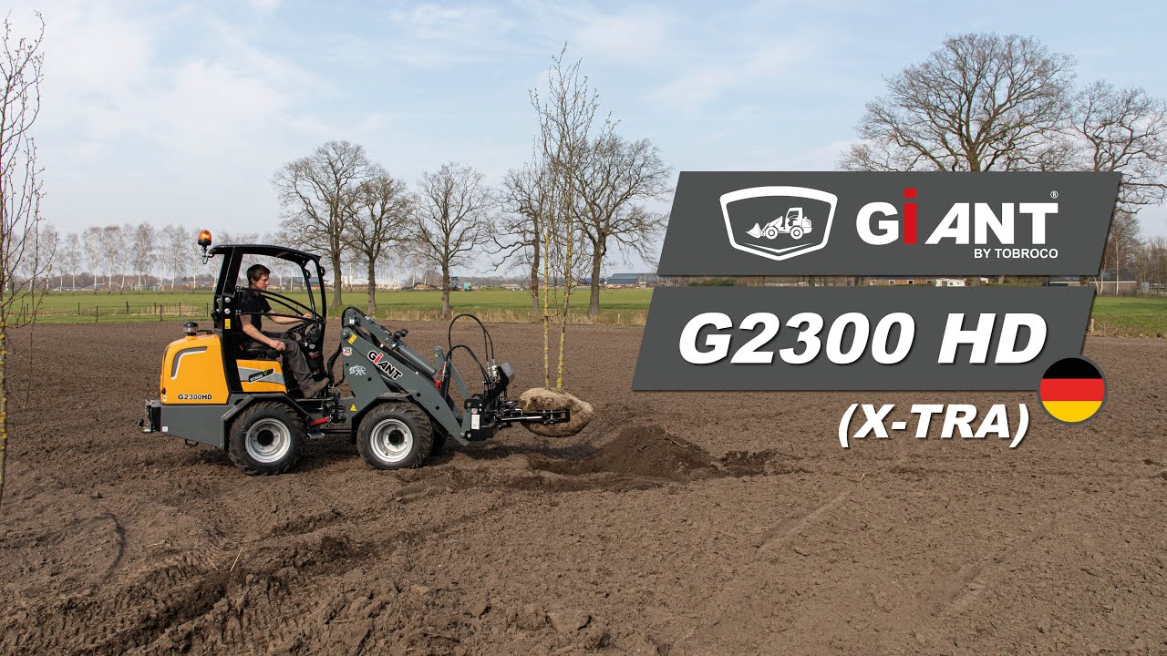 KOMPAKTLADER G2300 HD & G2300 X-TRA HD // EINFÜHRUNG