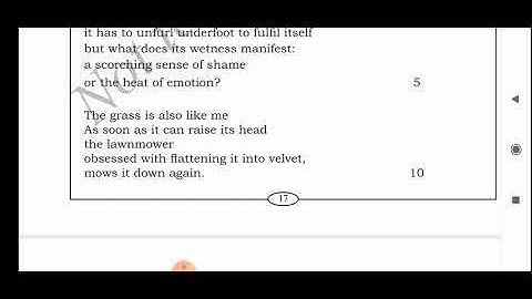 CLASS 9 ENG POEM 1 "THE GRASS IS REALLY LIKE ME" by INNOVATIVE INTERNATIONAL SCHOOL, Gulbarga.