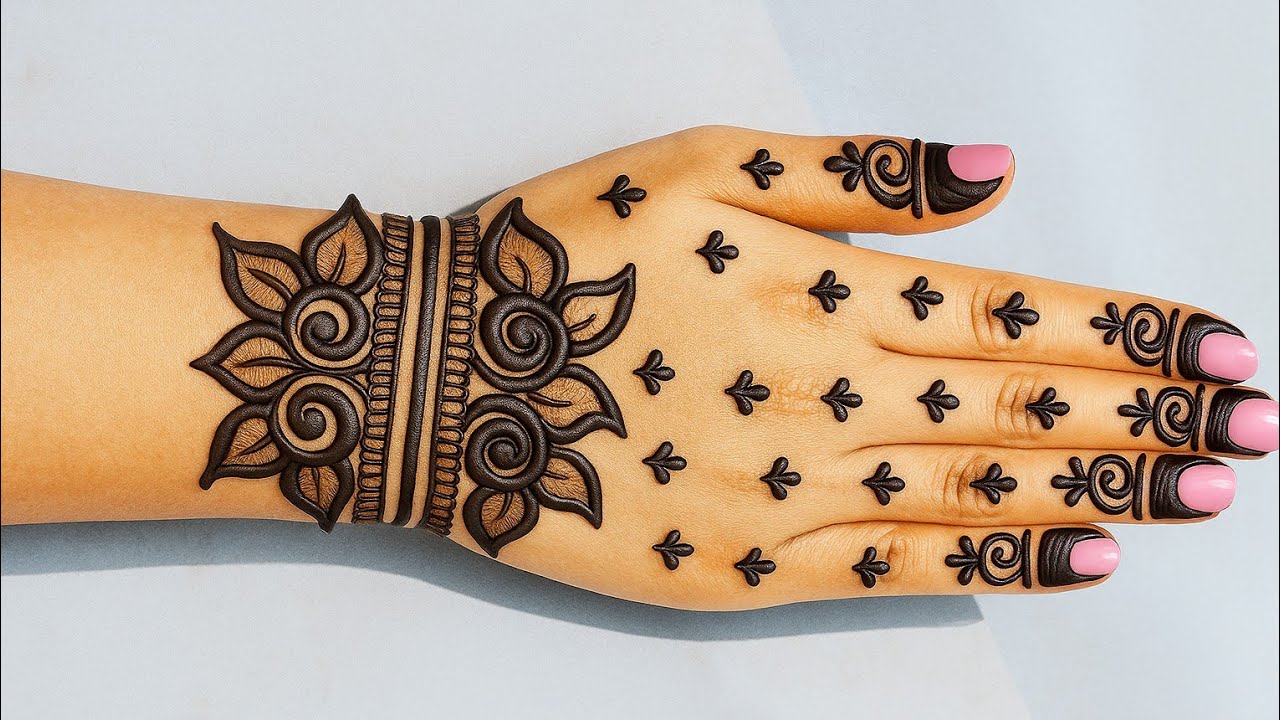 Ganesh chaturthi special mehandi design Mata Rani ki Priya Mehendi is live