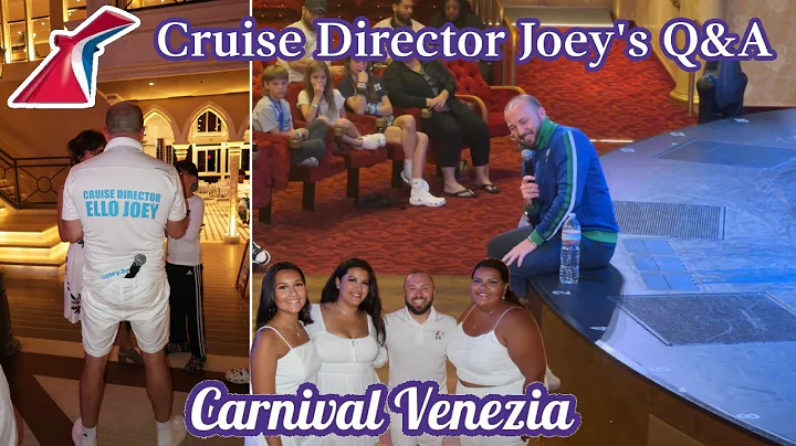 Carnival Venezia Cruise Director Joey Boyes Q&A